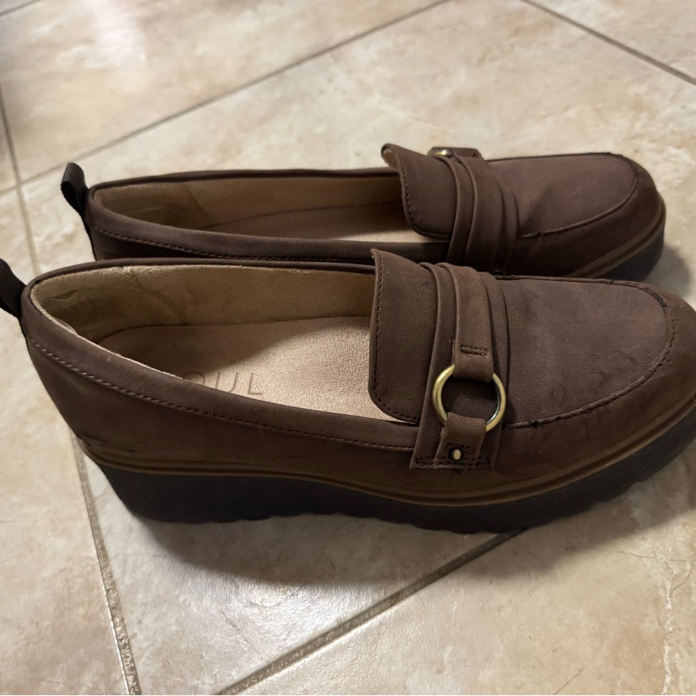 SOUL Naturalizer Dark Brown Women's Loafers